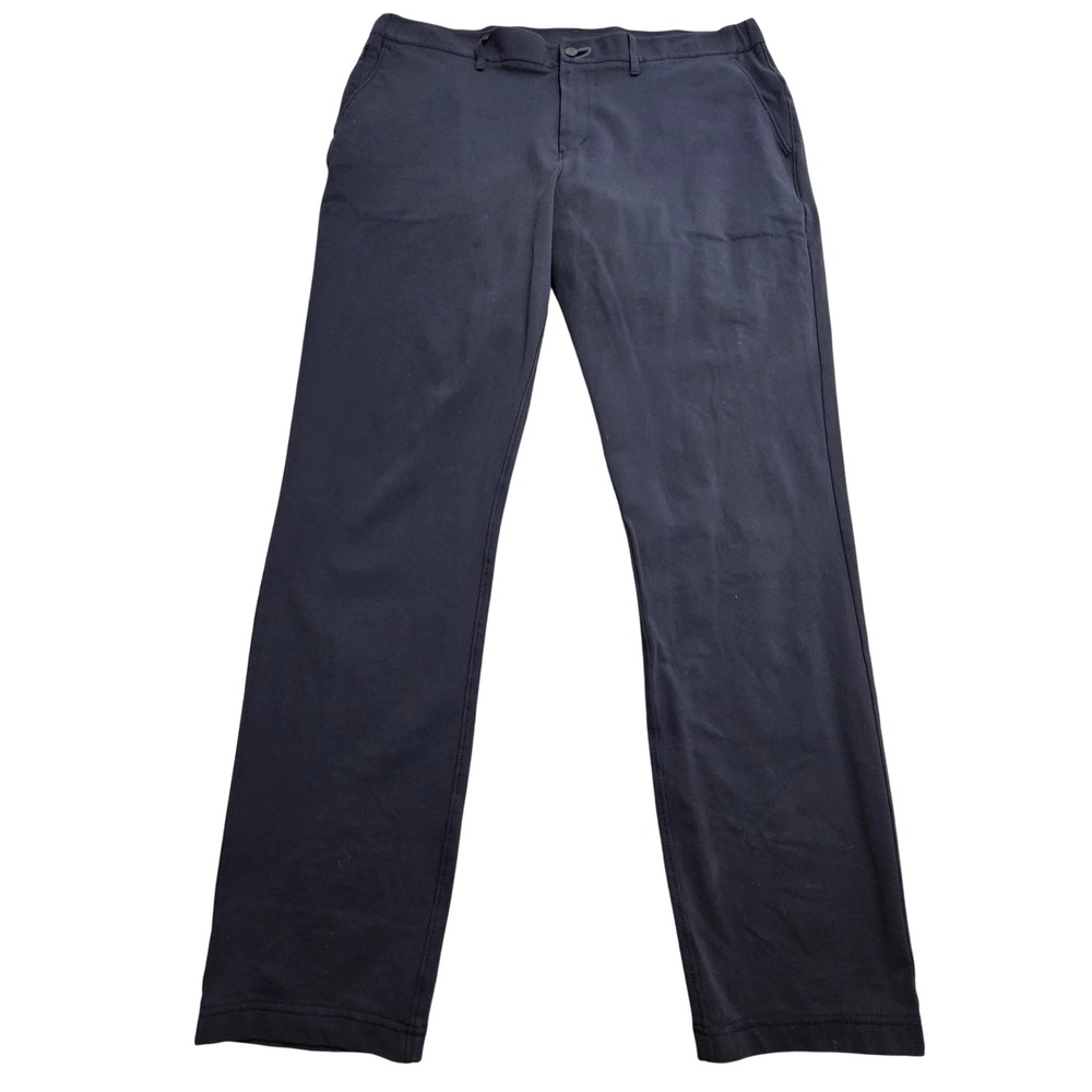 Public Rec All Day Every Day Pants 38x34 Navy Blue Stretch Straight Leg Pockets
